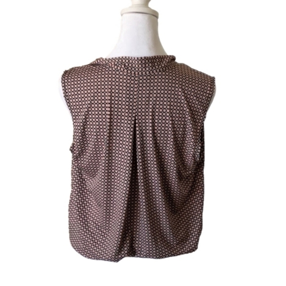 Max Studio Tie Neck Sleeveless Blouse - Picture 8 of 11